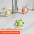 thumbnail image 2 of OIUR 1/6Pcs Sink Overflow Drainage Cover Silicone Kitchen Bathroom Wash Basin Overflow Drainage Hole Flower Stopper Insert Sealing Cover, 2 of 7
