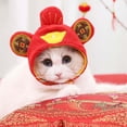 thumbnail image 5 of Gorro de disfraz para mascotas, accesorios de Cosplay para fiesta de Navidad, sombrero cálido de Año Nuevo encantador, 5 of 5