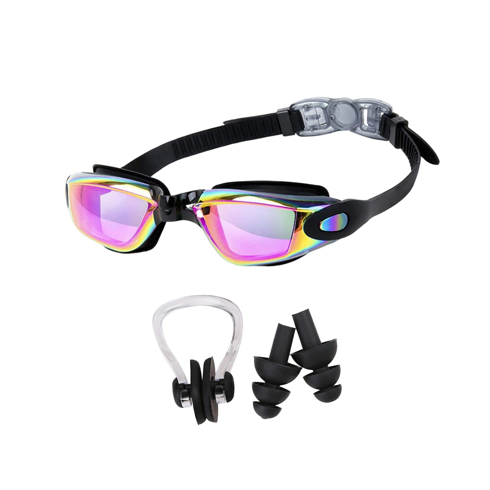 Swimming Goggles Swim Goggles with Nose Clip and Earplugs Professional