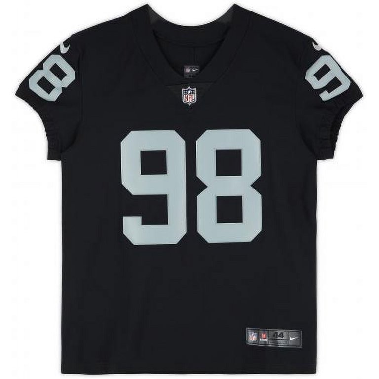Maxx Crosby Las Vegas Raiders Autographed Black Elite Jersey Fanatics Authentic Certified Walmart