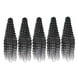 thumbnail image 1 of 5x mechones de cabello ondulado profundo, pelucas rizadas de apariencia larga, extensión de cabello sintético para mujeres naturales para trenzas Gris, 1 of 9