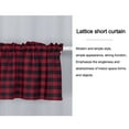 thumbnail image 4 of Valance Curtain Plaid Curtains Home Decoration Weave Lattice Kitchen Modern Minimalist Style Bathroom Window Drapery, 4 of 5