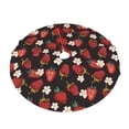 thumbnail image 6 of Christmas Tree Skirt, Abstract cartoon strawberry Soft Plush Christmas Tree Decorations Indoor, Tree Skirts Mat for New Year Halloween Holiday Christmas Party Decor 30", 6 of 6