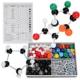 thumbnail image 1 of Kit de 240 piezas de estructura molecular orgánica e inorgánica, modelo de enlace atómico para estudiantes y profesores., 1 of 13