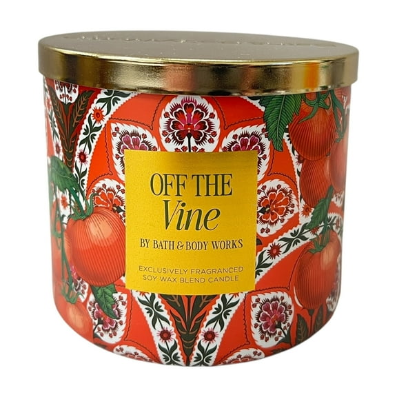Bath & Body Works Off The Vine Scented 3 Wick Candle 14.5 oz