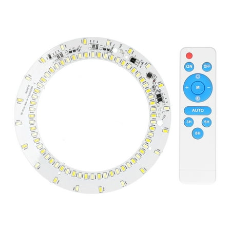 

40W 80LED Light Source Panel 3.2V/3.7V White+ Warm Light Dual Color Ceiling Lamp Board with Remote Control