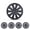 13 inch- Matte Black, variant on Set of 4 13 inch Universal Hubcaps Snap-On ABS Material 13 inch Wheel Rims Cover for Toyota Nissan Hyundai Honda BYD KIA Tesla and More Models(Matte Black)