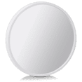 thumbnail image 4 of Bouclair Miroir Rond avec Cadre Blanc, 4 of 6