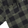 thumbnail image 5 of Outwear Plaid Flannel Sherpa Lined Full Zip Hoodie Jacket Men's, 5 of 10