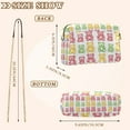 thumbnail image 4 of FORMRS Women Crossbody Purse with Chain Strap Vegan Leather Shoulder Handbag, Gummy Bear Pattern, 4 of 7
