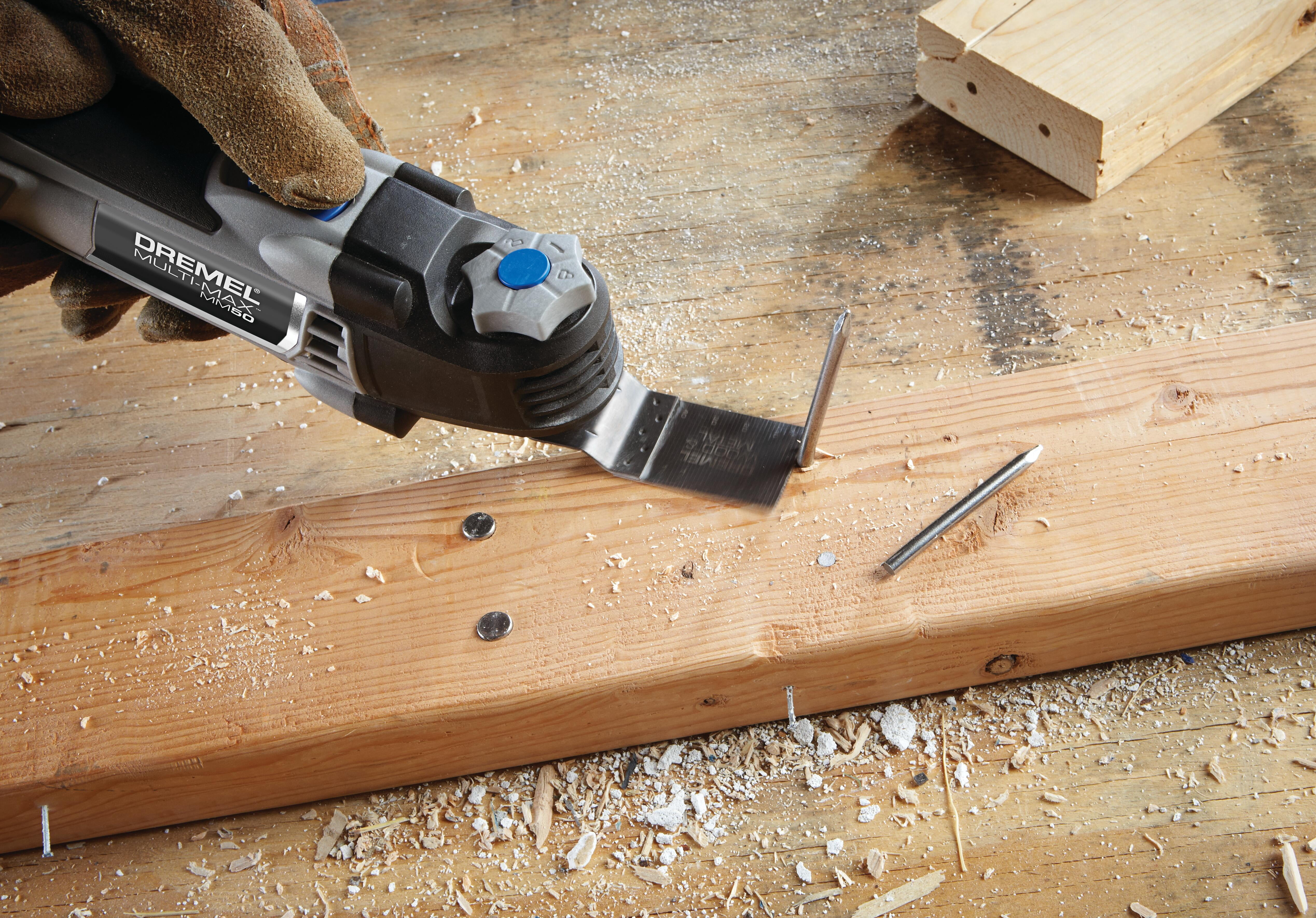 Dremel MM482 Universal Quick Fit Bi- Metal Wood & Metal Flush Cut Oscillating Blade