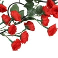 thumbnail image 4 of AFQH 2 Pieces Artificial Rose Vines Home Decoration Length 1.8m, 69 Roses, 4 of 10