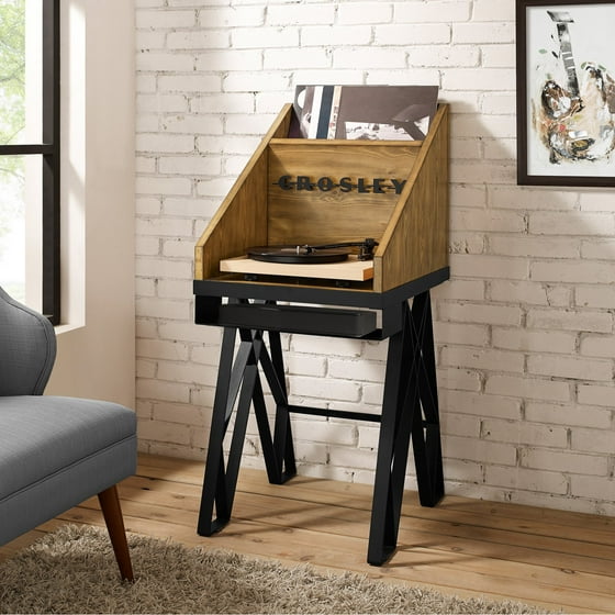 Crosley Furniture Brooklyn Turntable Stand, Natural