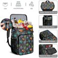 thumbnail image 5 of Travel Cooler Bag - Black Dinosaurs with Weight Tags Camping Beer Cooler Backpack with Bottle Opener- Waterproof Insulated Picnic Backpacks - Cooler Bag for Beach, 5 of 6
