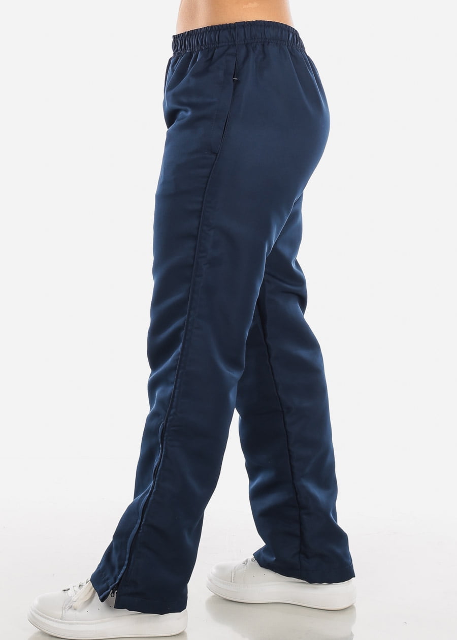 womens track pants with zipper legs