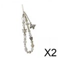 thumbnail image 1 of Encanto para teléfono,Correa con cuentas para teléfono,cadena de mariposa para teléfono,Correa para teléfono hecha a mano,pulsera de perlas con lazo,Colgante de cuentas hecho a mano,correa, 1 of 9