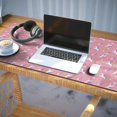 thumbnail image 3 of Long Mouse Pads for Desk,Pink Unicorn Heart Crescent Pattern Desk Mats on Top Of Desks, Desk Mouse Pad Extra Large with 3mm Non-Slip Base and Stitched Edge for Gaming,Office,Work,Home 35.4"x15.7", 3 of 6