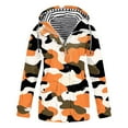 thumbnail image 1 of Penkiiy Veste Tactique Imperméable Légère Imprimée pour Femmes Doublée en Polaire Coupe-Vent 5TG Multicolore, 1 of 3