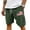 Army Green, variant on WTOBBY Men's Vintage Corduroy Bermuda Shorts, Textured Loose Fit Solid Color for Casual Sports Retro Look ,Army Green L