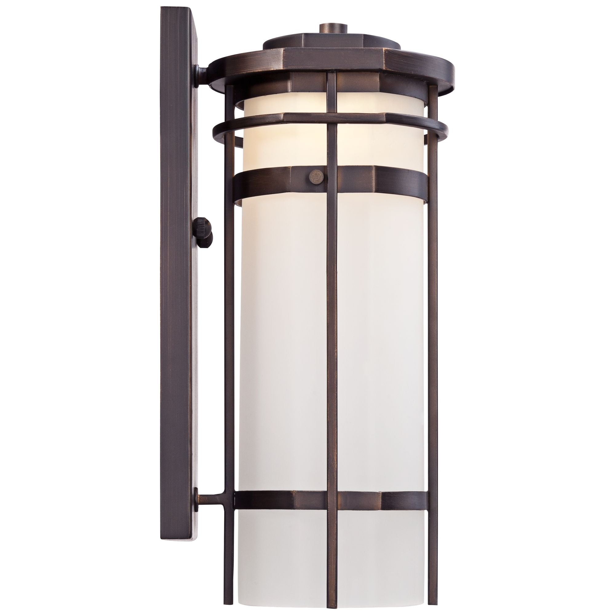 Possini Euro Design Theola Modern Outdoor Wall Light Fixture Bronze LED 12 3/4" Etched Glass Shade for Post Exterior Barn Deck House Porch Yard Patio