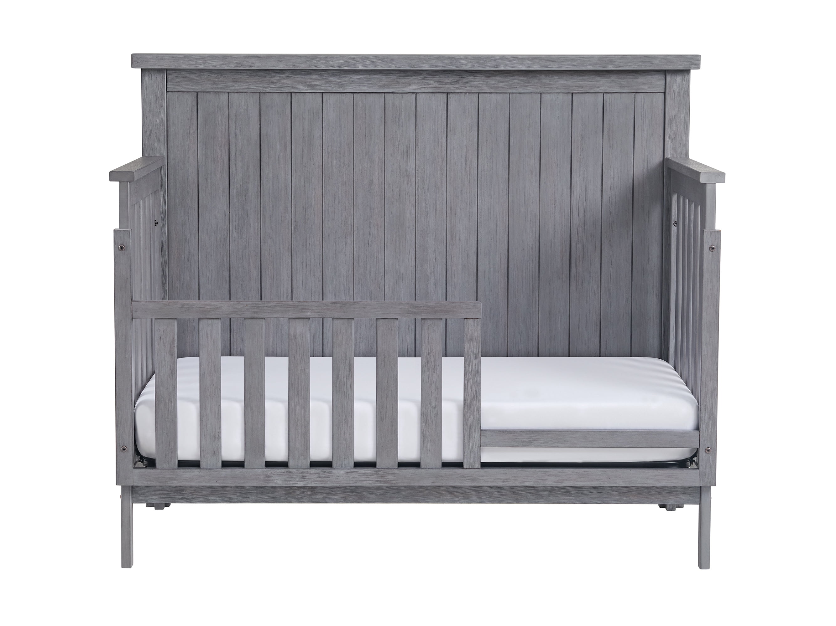 Soho Baby Everlee 4-in-1 Convertible Crib, Graystone