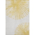 thumbnail image 2 of Addison Rugs Mayfield Washable Transitional Circles Gold Rectangle Rug, 2'6" x 3'10", 2 of 6