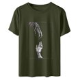thumbnail image 4 of Camiseta holgada de manga corta con estampado de mueca retro para hombre y mujer Pompotops hfajkhk139473, 4 of 6
