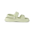 thumbnail image 3 of BLISSFUL STEP Women's Slide Sandals Two-Way Wear Light Weight Slingback Flat Sandals Green 6.5, 3 of 7