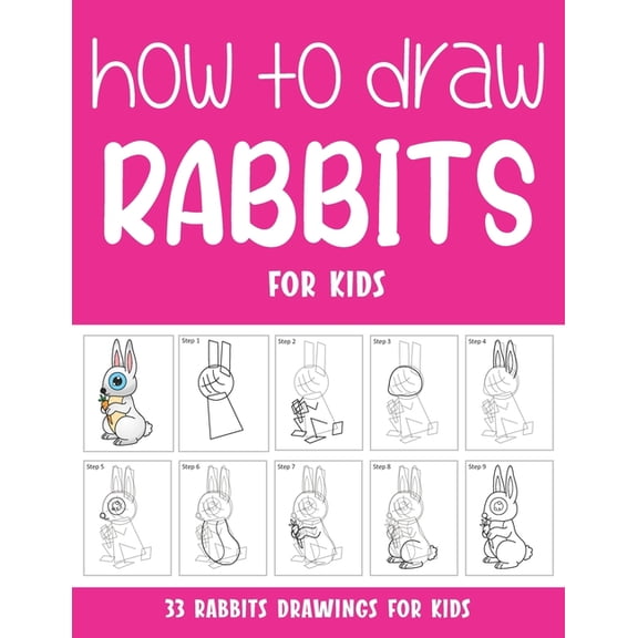 How to Draw Rabbits for Kids, (Paperback)
