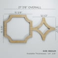 thumbnail image 3 of Ekena Millwork 27 7/8"W x 15 3/8"H x 3/8"T Medium Anderson Decorative Fretwork Wood Wall Panels, Walnut, 3 of 3