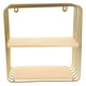 thumbnail image 2 of Golden Nail-Free Storage Shelf for Bathroom Use Space Saving Toilet Rack, 2 of 4