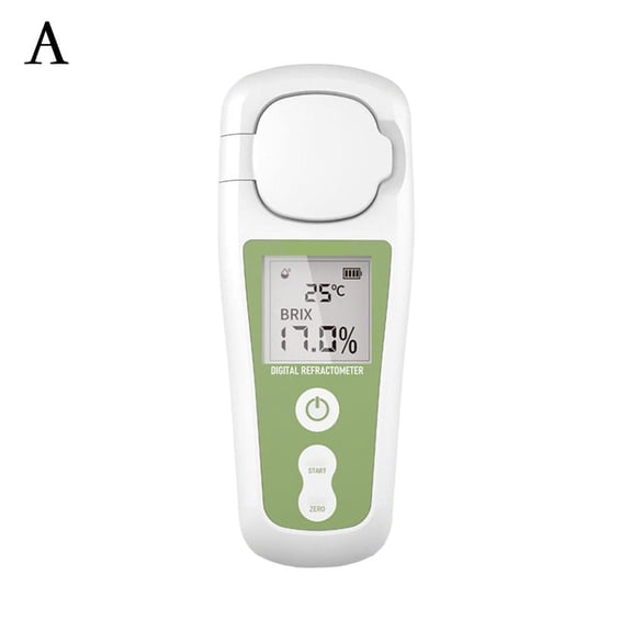 SXCRFKXH Smart Brix Refractometer,Digital Brix Refractometer with Lcd,Sugar Temperature Meter,Portable Rechargeable Brix Meter for Fruit Juice Coffee Maple Syrup Juice Food Vegetable