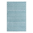 thumbnail image 3 of Unique Loom Outdoor Trellis Textured Collection Area Rug - Osage (6' x 9' Rectangle Aqua), 3 of 7