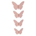 thumbnail image 3 of Mariposas 3D Pared Better Place Rose Gold 12 10 9 7Cm, 3 of 3