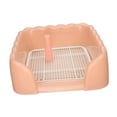thumbnail image 1 of Orinal para perros, bandeja para entrenamiento de mascotas para perros pequeños y medianos, fácil de limpiar con pared de protección, bandeja de arena Colco Bandeja de aseo para gatos, 1 of 7