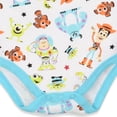 thumbnail image 6 of Disney Pixar Monsters Inc. Baby Boys' 5-Pack One Piece Bodysuits Red Green Blue Multi, 6 of 7