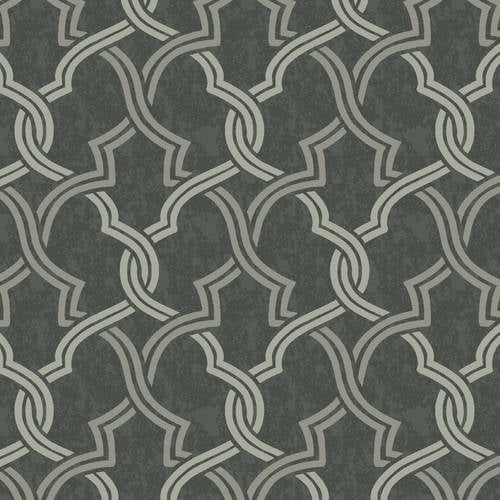 Waverly Inspirations Cotton Duck 54" Lattice Charcoal Grey Color Sewing