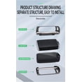 thumbnail image 5 of Key Fob Cover Compatible with Mazda 3 CX-9 MX-30 EV CX-5 CX-30 CX-50 CX-90 2023-2026 Metal Key Cover Keychain Case Holder Protector, 5 of 6