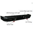 thumbnail image 5 of Vijay Rear Bumper Compatible with 2010-2011-2012-2013-2014 Ford F150 Raptor Textured Black Steel with Lights and D-rings, 5 of 6