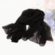 thumbnail image 3 of Bufanda de color liso protector solar bufandas de baile capa de protección solar chal de mujer bufanda doble negro (180x70cm), 3 of 7