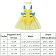 thumbnail image 5 of FYMNSI Baby Girl Flounder Costume Halloween Cosplay Dress Up Outfits Toddler Infant Tulle Romper Dress 12-18 Months, 5 of 5