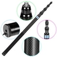 thumbnail image 2 of Palo para selfies Brave Heart de fibra de carbono, 3 m, extensible, azul, 2 of 8