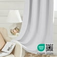 thumbnail image 3 of Deconovo Room Darkening Curtains Pack of 2 Panels, Thermal Insulated Curtains and Drapes for Bedroom 42W x 63L inch Grayish White, 3 of 9