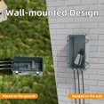 thumbnail image 3 of Joinfworld 9x5x4.3 Outdoor Extension Cord Cover for Outside Waterproof Outdoor Electrical Box Outlet Plug Cover Cord Protector Plastic Connection Box, 3 of 6
