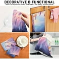thumbnail image 7 of Dreamtimes Galaxy Sky Feather Kitchen Towel, Dish Towels Quick Drying Tea Towels Absorbent Hand Towels for Kitchen Sink Dinner Table 28 x 18 Inches, Set of 1, 7 of 7