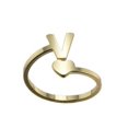 thumbnail image 3 of Fashion 26 English Letter Opening Rings Stainless Steel Girls Love Retro Jewelry, 3 of 9