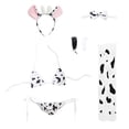 thumbnail image 1 of 1 Set Milk Cow Sexy Cosplay Lingerie Costume Seduction Three-point Underwear Kit, 1 of 3