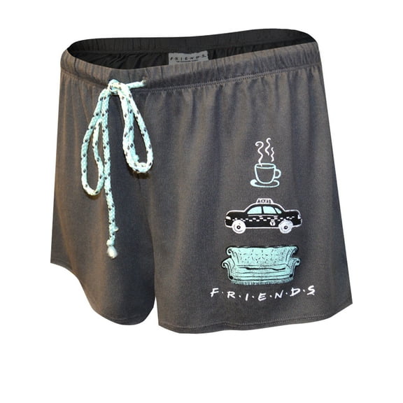 Richard Leeds Womens Friends the TV Series Iconic Images Sleep Shorts (Small)