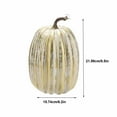 thumbnail image 3 of YIMWNYI Large Fake Pumpkin Prop for Halloween Decorations, Lightweight Foam Pumpkin, Realistic Fall Decor, Versatile Autumn Decoration for Parties and Home, 3 of 6
