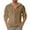 Khaki, variant on Shirt For Men Spring Button Hooded Long Sleeve Jacket Jacquard Solid Color Shirt Comfortable Loose Shirt Tops Comfy Mens Dailywear
